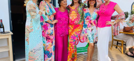 Mapuchi Moda revolutionises the guests at her charity fashion show for Cudeca at Play Restaurant with her beautiful summer designs
