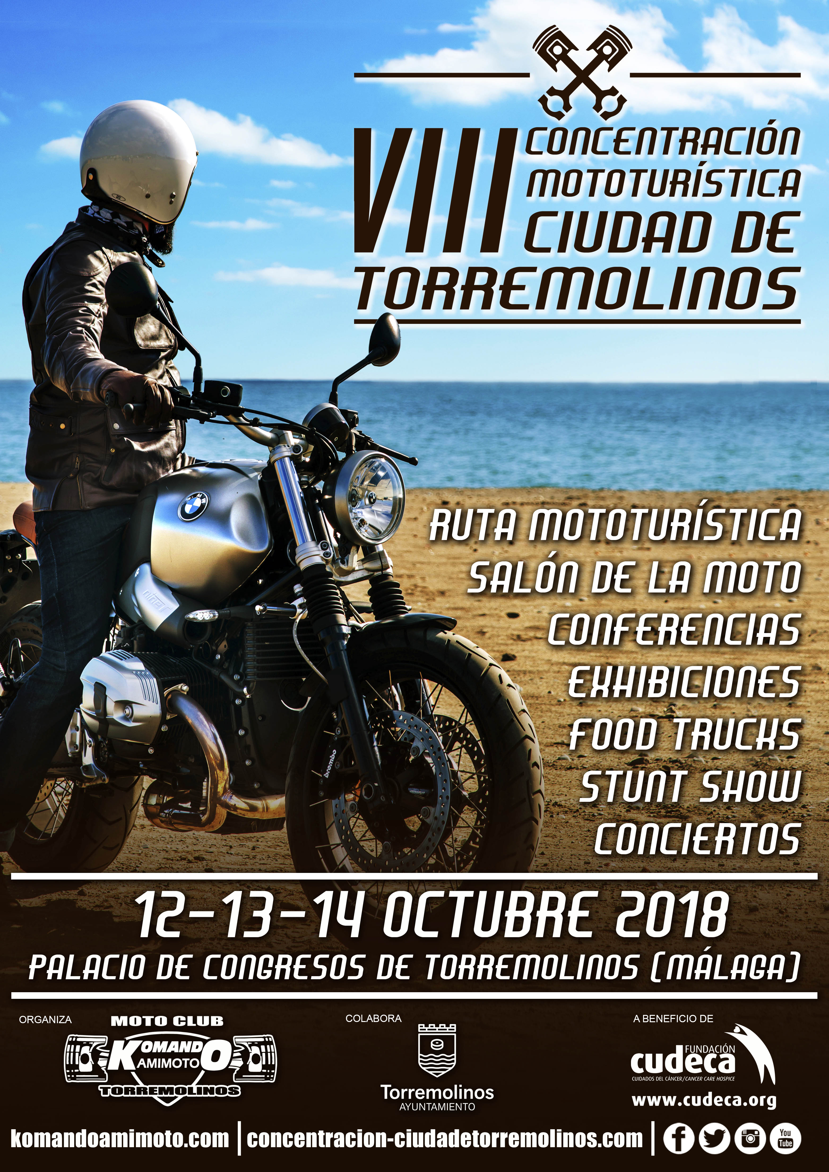 VIII Concentración Mototuristica Ciudad de Torremolinos a beneficio de CUDECA