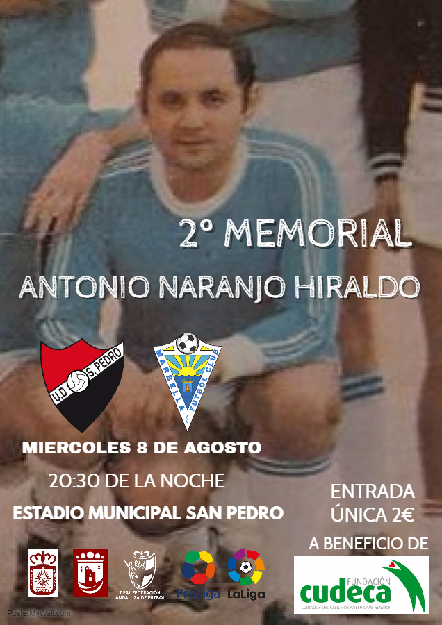 II Antonio Naranjo Memorial  to be held by U.D. San Pedro