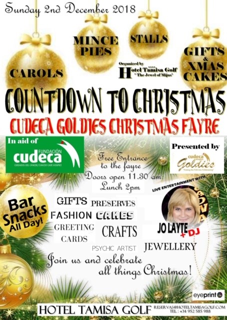 Countdown to the Goldies Christmas Fayre!
