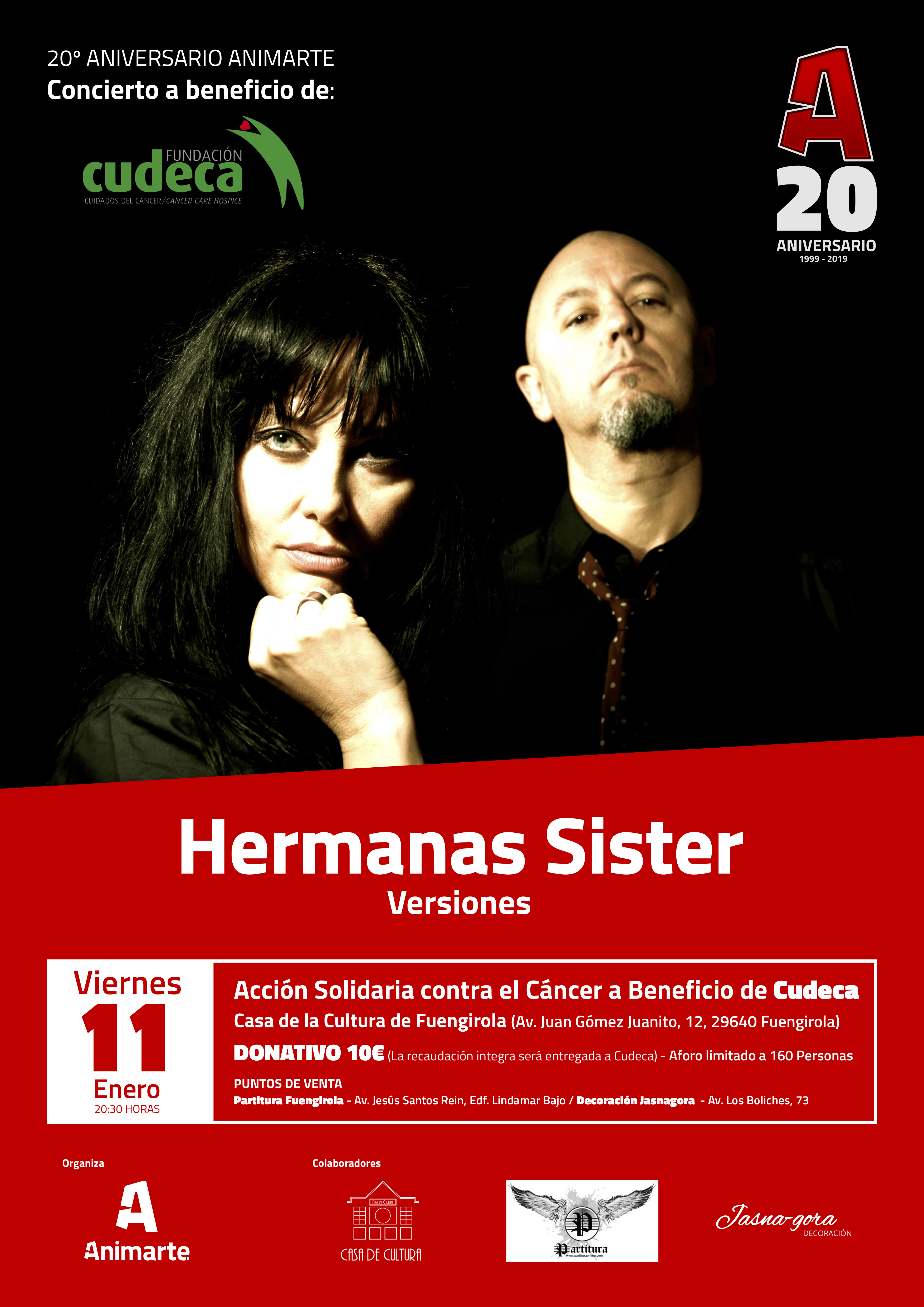Hermanas Sisters in concert to benefit CUDECA