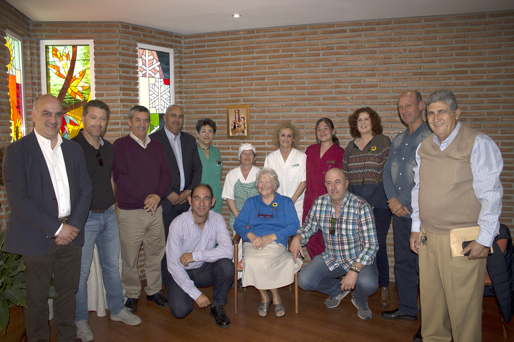 Virgen del Carmen Association visit