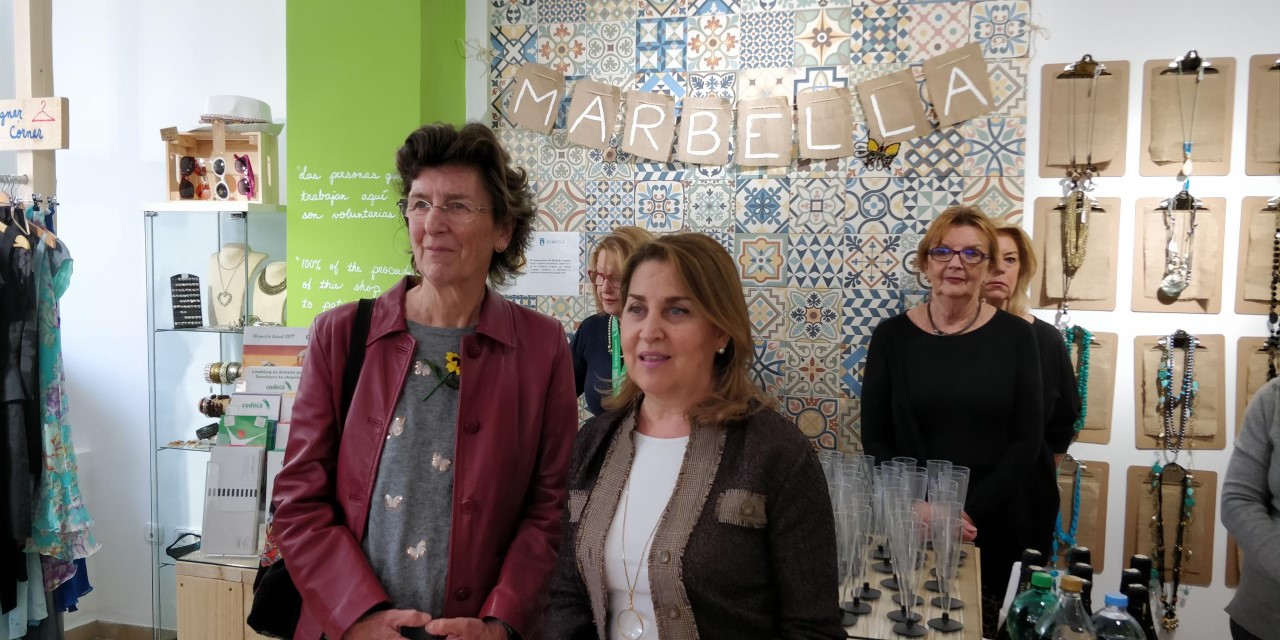 Re-inauguration of our Charity Shop in Marbella