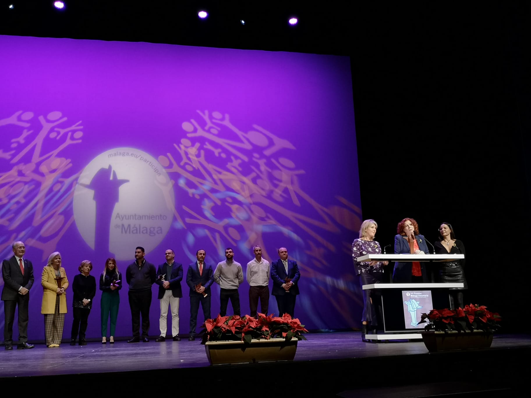 Cudeca y sus voluntarios premiados en «Premios Málaga Voluntaria»