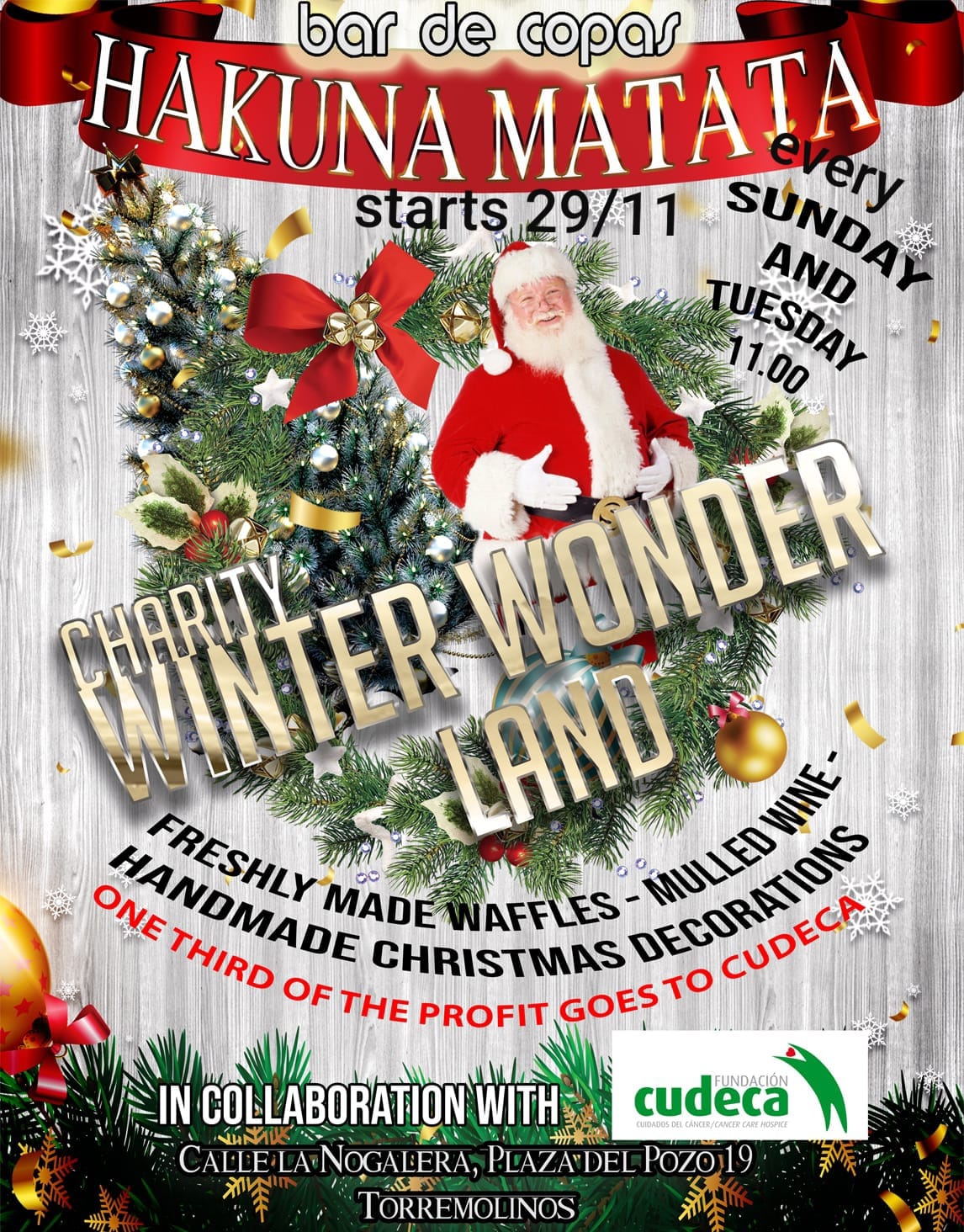 Charity Winter Wonderland at Hakuna Matata Bar