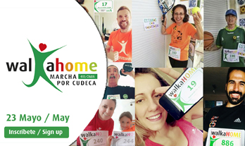 WalkaHOME, a walk at home for Cudeca Hospice
