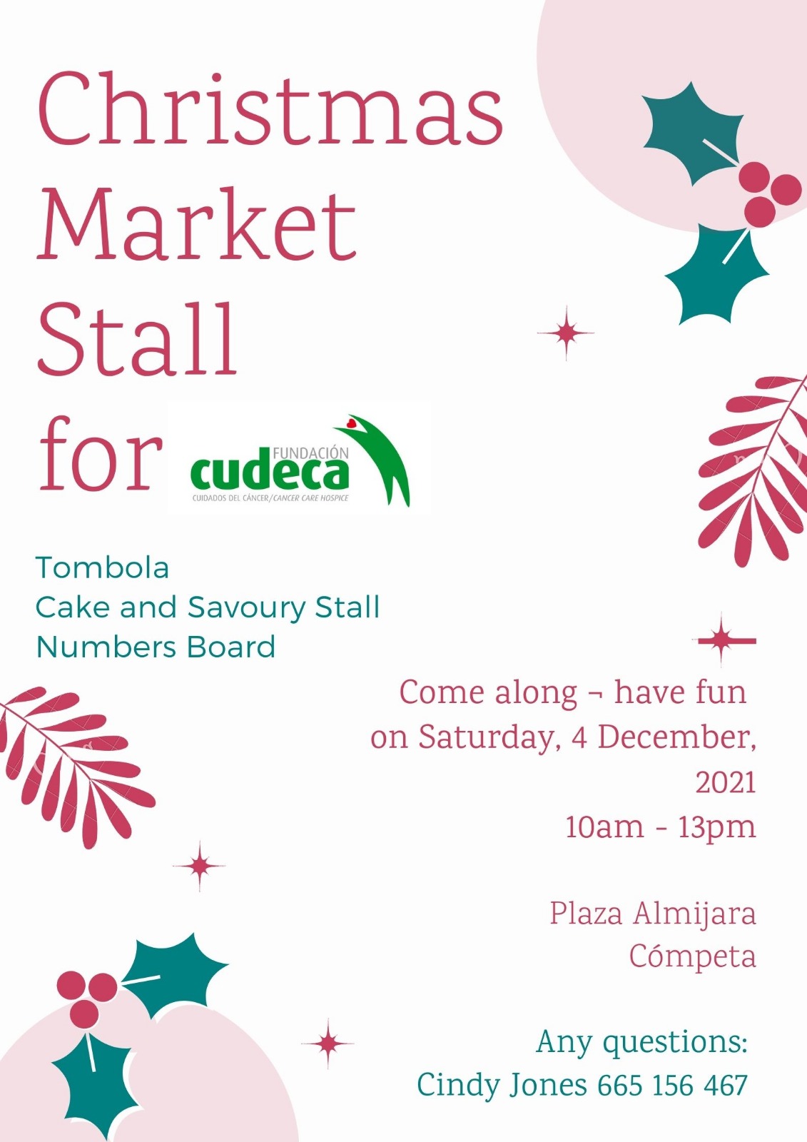 Cómpeta Christmas Markets for Cudeca back again!