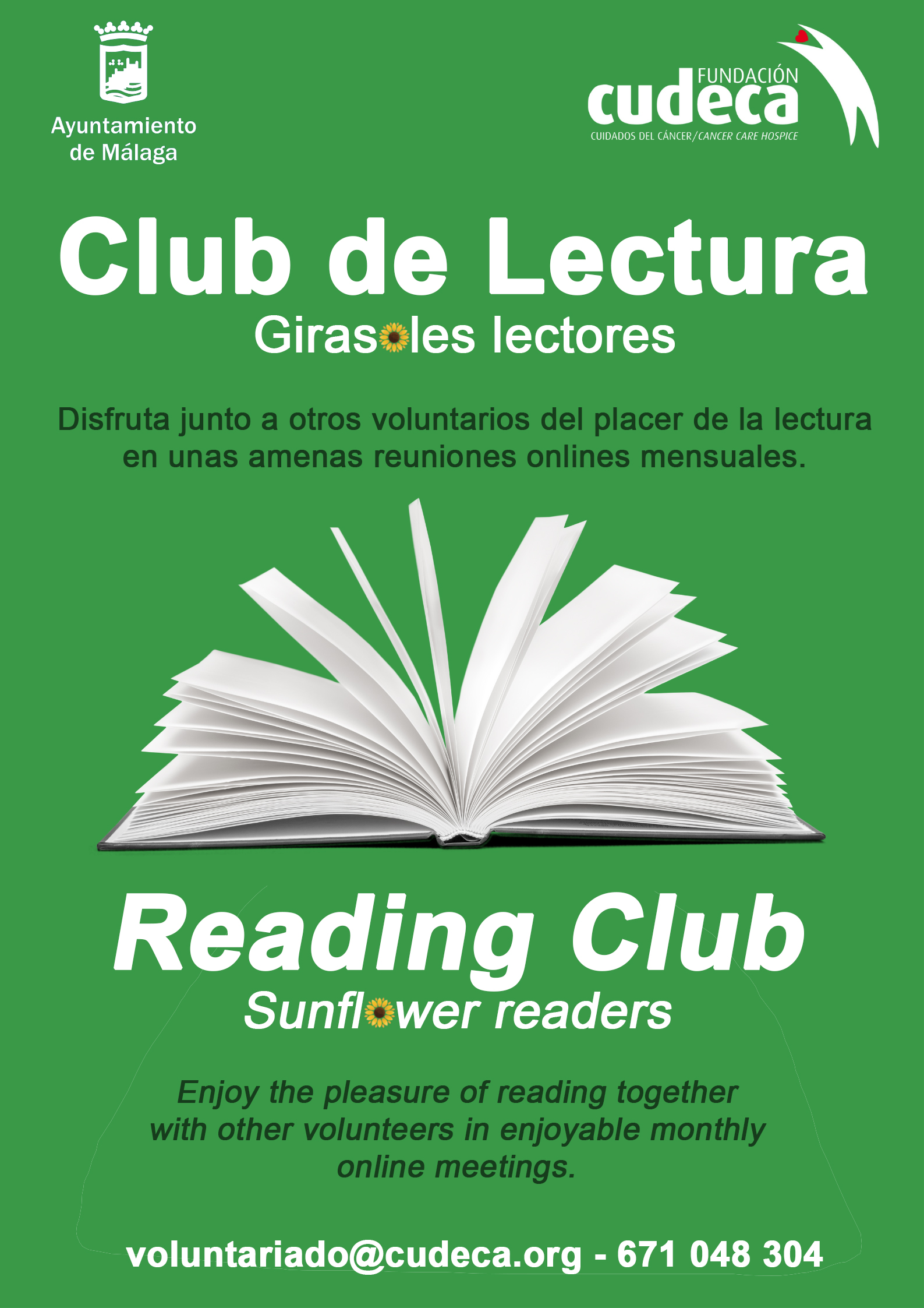 Join the Cudeca´s Reading Club!