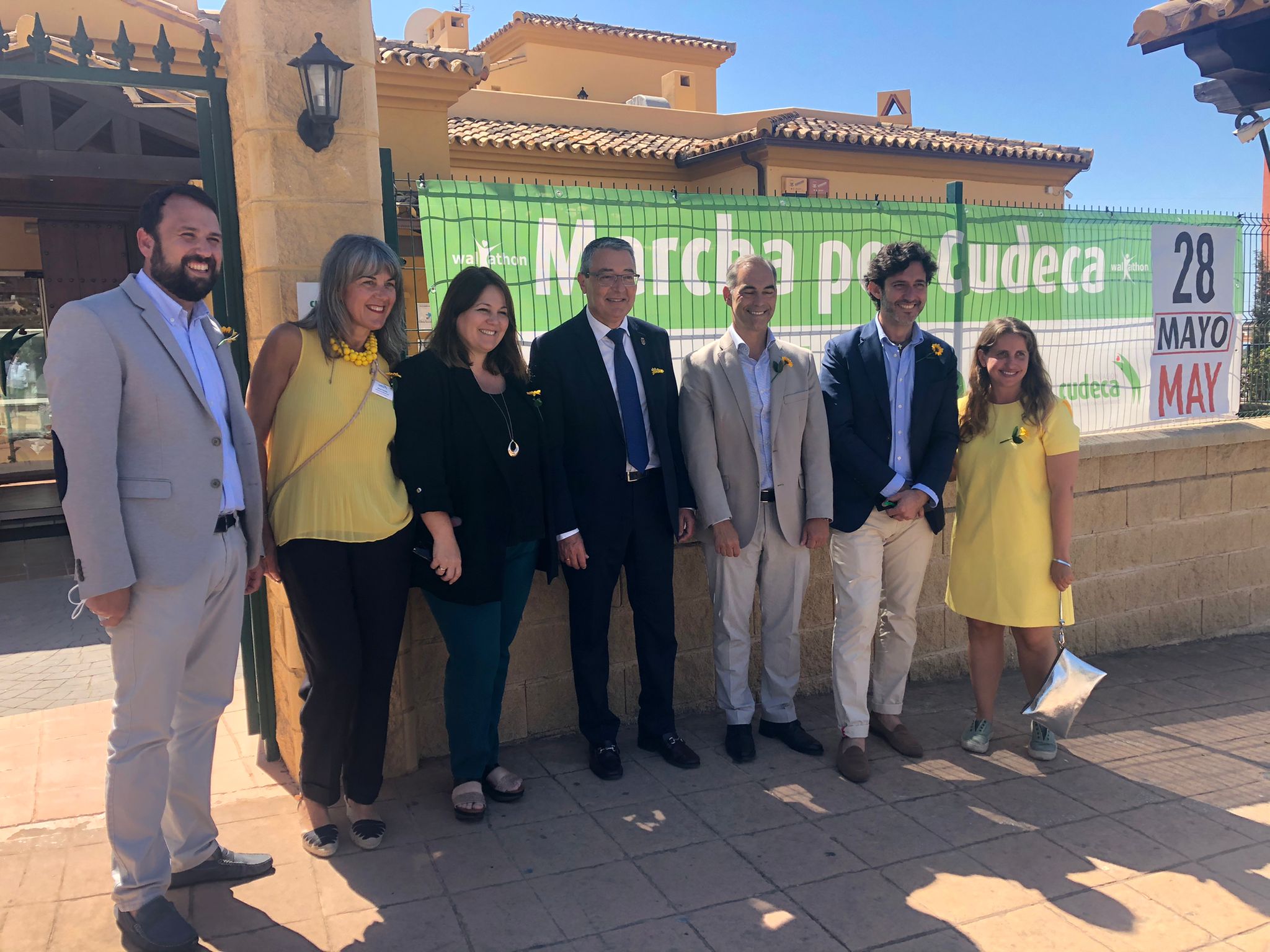 Visita del presidente de la Diputación Provincial de Málaga