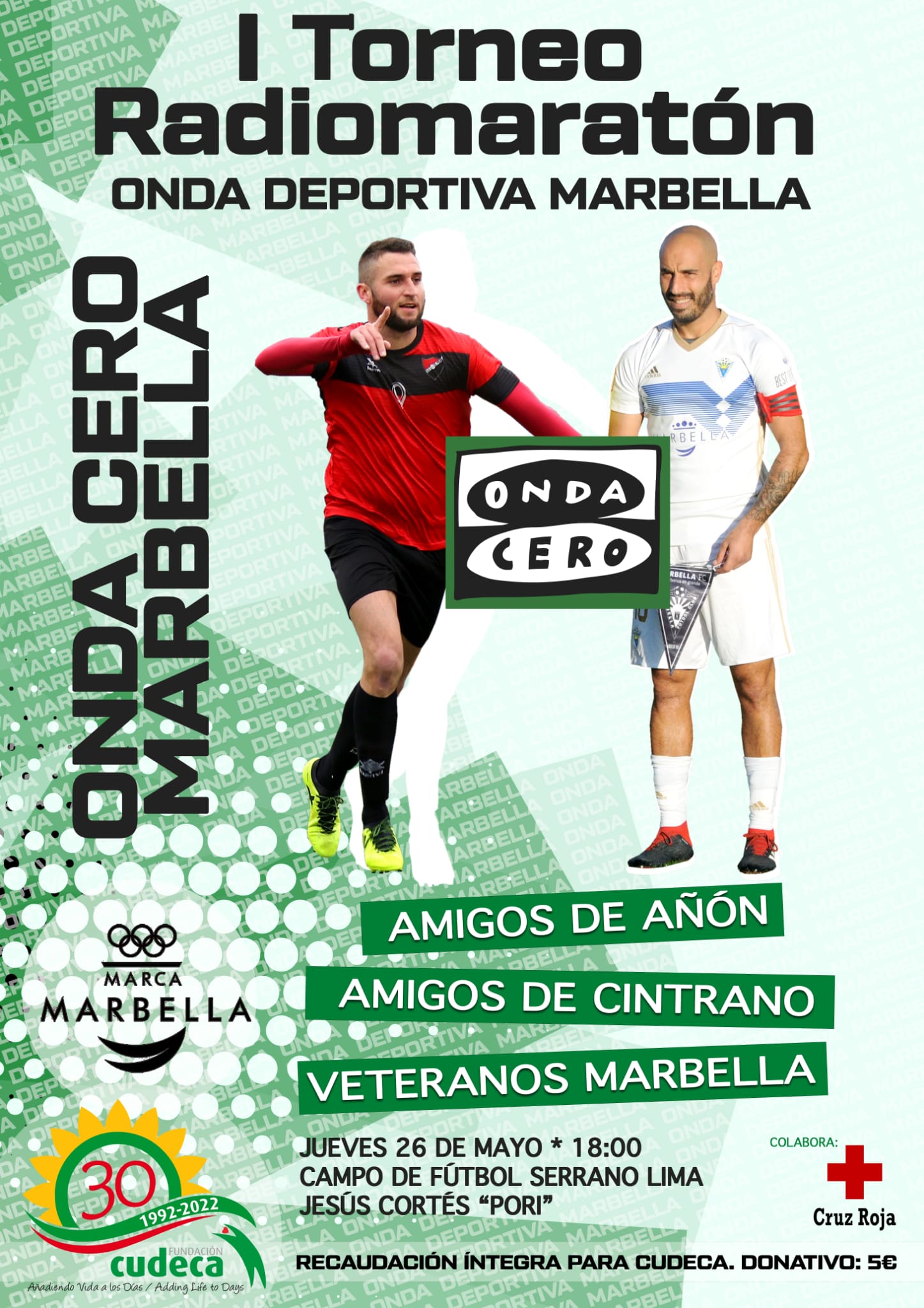 Onda Cero Marbella Radiomarathon in aid of Cudeca