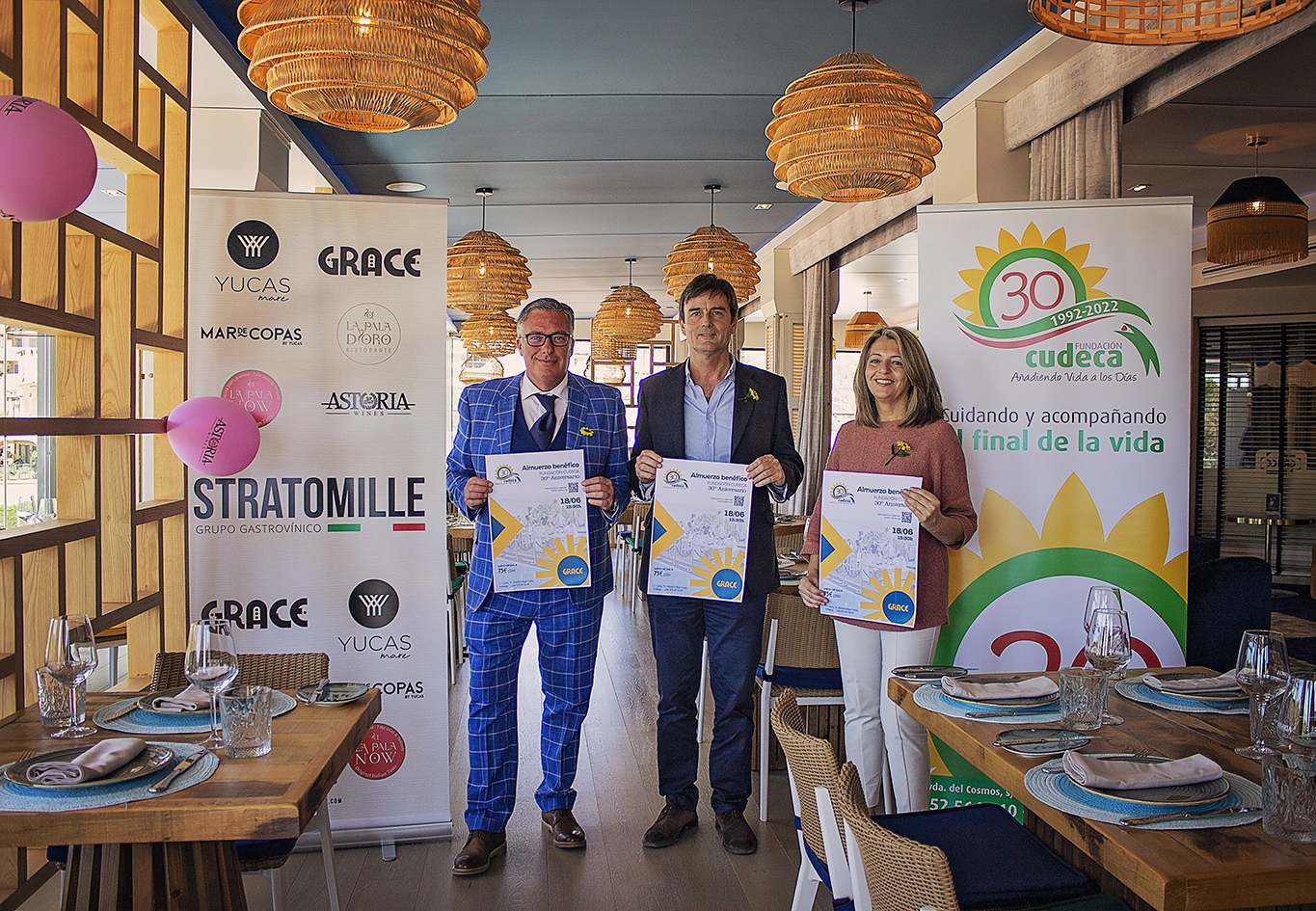 Stratomille Group and CUDECA present the Cudeca 30th Anniversary Charity Luncheon at GRACE in Riviera