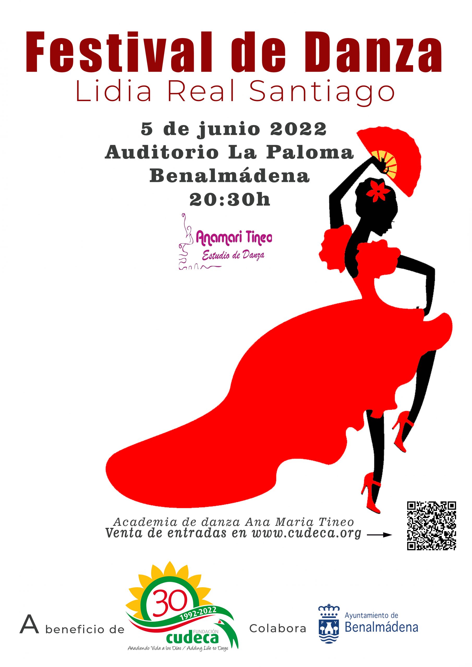 Festival de danza Lidia Real Santiago a beneficio de Cudeca