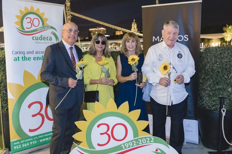 CENA 30º Aniversario Antonio Benítez, Margarita Santiago Nuñez, Vicente Delgado Bravo y Rocío Lorenzo Fernández.
