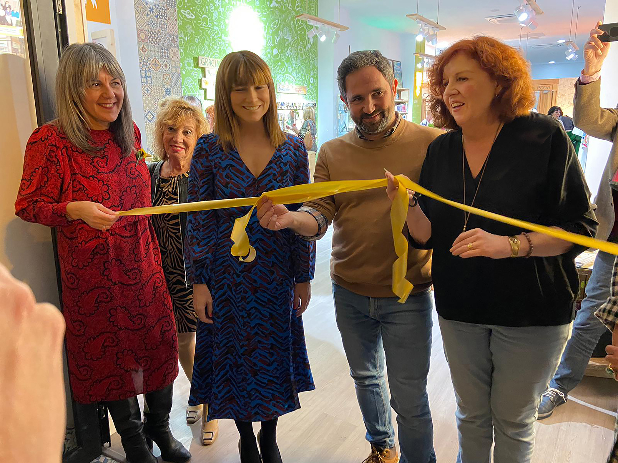Inauguration of our 25th charity shop in Calle Cuarteles in Malaga
