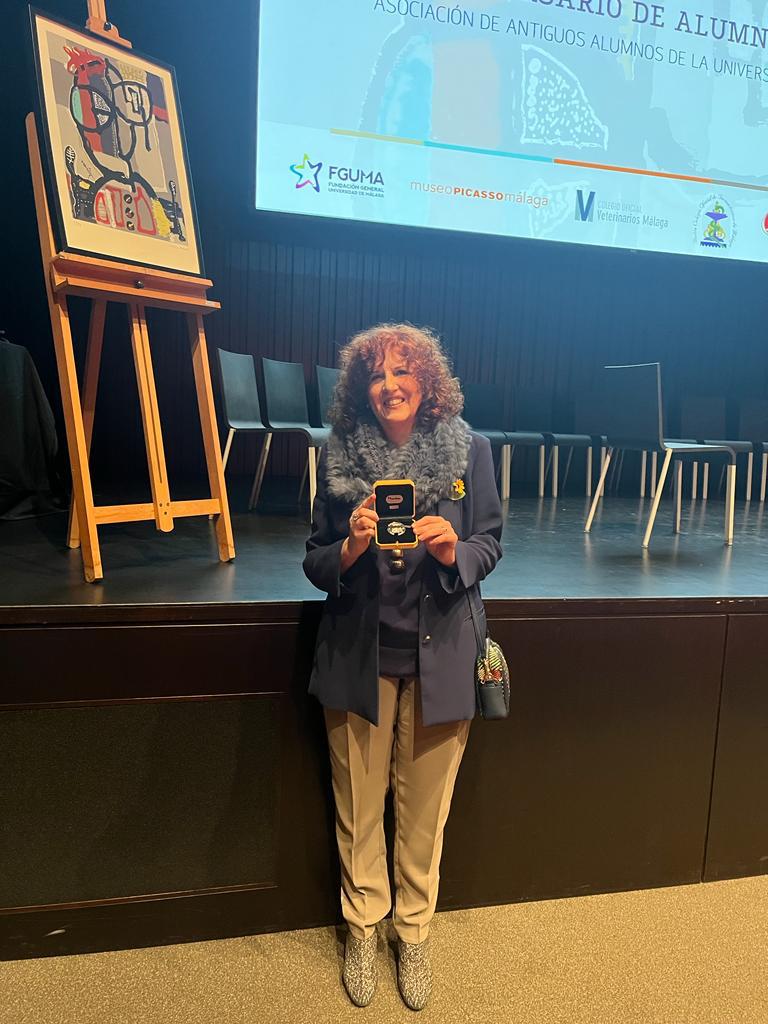 Dr. Marisa Martín Rosello, awarded as UMA Alumni