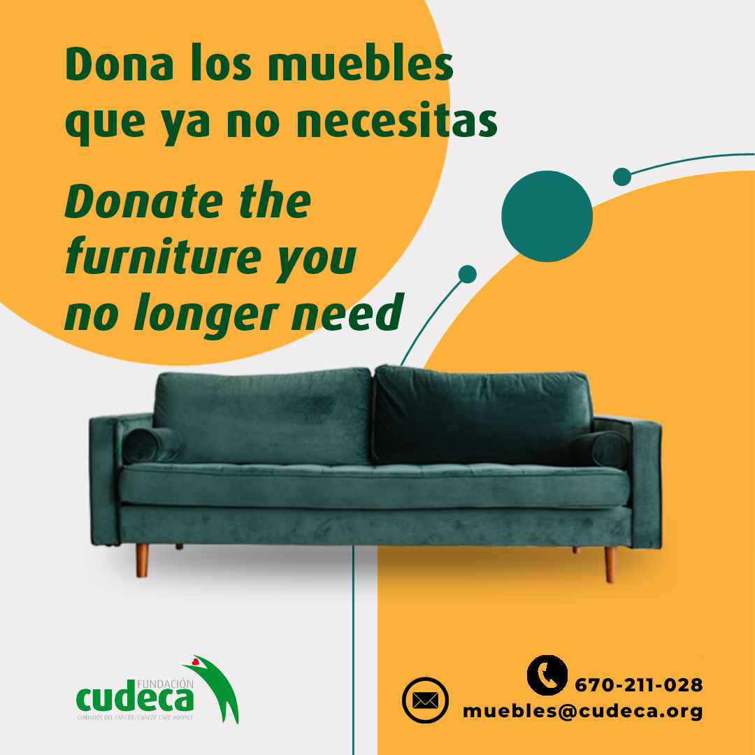 Donate the furniture you no longer need