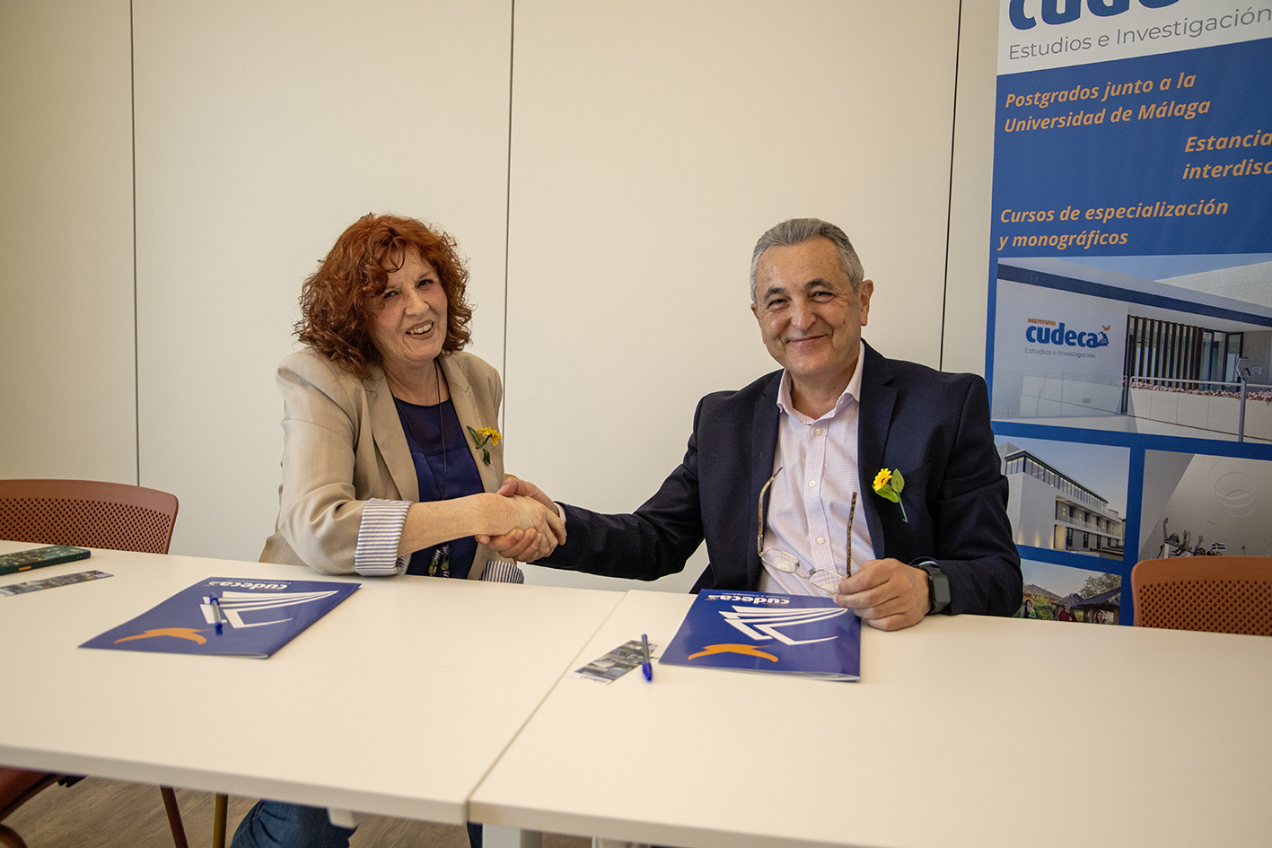 CUDECA signs an agreement with the Malaga College of Nurses for Training and Research in Palliative Care.