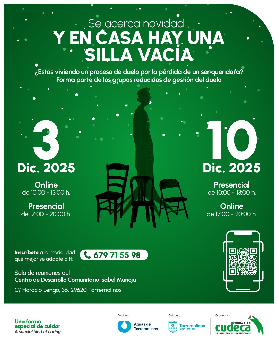 Se acerca la Navidad… y en casa hay una silla vacía