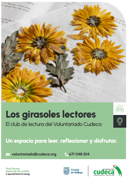 Girasoles lectores: el Club de Lectura de Cudeca