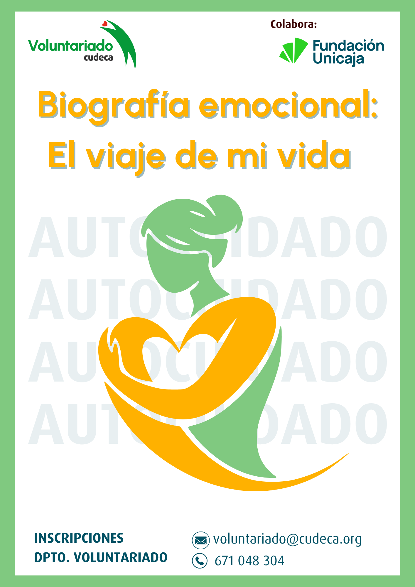 Vuelven los talleres de bienestar emocional para el voluntariado de Cudeca con el apoyo de la Fundación Unicaja