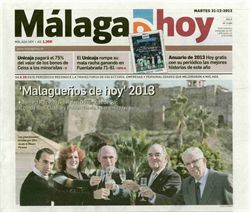 Recognition "Malagueños Today" to CUDECA