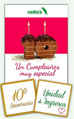 Celebración del 10º aniversario de la Unidad de Ingresos de CUDECA