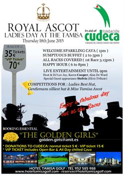 Cudeca Foundation, Cancer Hospice, Events