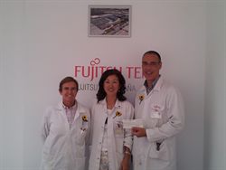 La Empresa Fujitsu Ten España solidaria con Cudeca