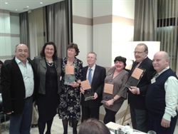 Reconocimiento de la Sociedad Andaluza de Cuidados Paliativos a la trayectoria profesional de Susan Hannam