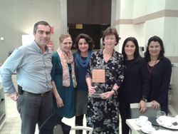 Recognition by the Andalucian Society for the dedication of Susan Hannam