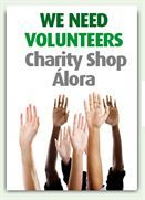 Volunteer Recruitment Campaign for our Álora Charity Shop