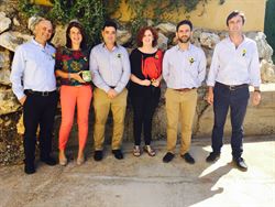 Visita del Alcalde de Ojén, D. José Antonio Gómez