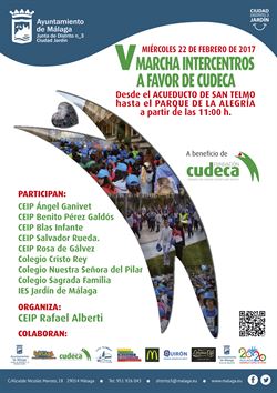 Presentación Cartel V Marcha Intercentros a beneficio de Cudeca