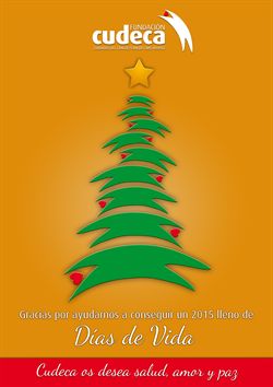 Cudeca os desea salud, amor y paz