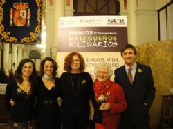 Cudeca recibe el I Premio Malagueño Solidario 2009 de Diario Sur