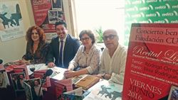 Presentación del Concierto Lírico Memorial Fernando Martín Pinto por Cudeca