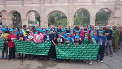 Espectacular III Marcha Solidaria Intercentros en Ciudad Jardín por Cudeca