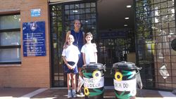 Cudeca Donation Bins at Swans School Marbella
