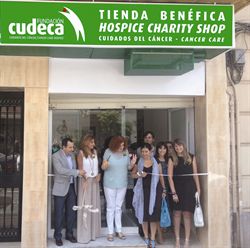 Inauguration of the new Cudeca Hospice Charity Shop in Málaga