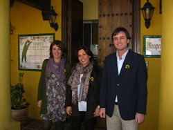 Visita de la Concejala de Participación Ciudadana de Benalmádena a Cudeca