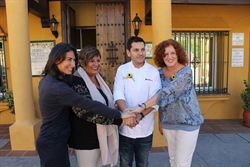Firma del  Convenio Solidario con el Chef Diego Gallegos