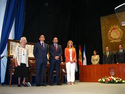 Mrs. Joan Hunt, President and Founder of Cudeca is awarded the Gold Medal by the Diputación de Málaga