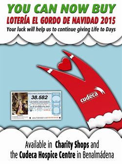 The Big Christmas Lottery is now at Cudeca Hospice!