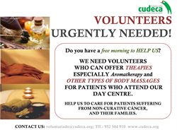 Volunteers required for the Day Care Centre