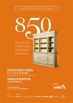 Inauguración de la Exposición de Muebles Artesanales donados y celebración del Día Mundial  de los Cuidados Paliativos