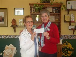 KATHLEEN DURRAN SKY DIVES FOR CUDECA HOSPICE