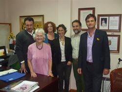 Carlos Álvarez and Pedro Martin-Almendros visit the Cudeca Hospice